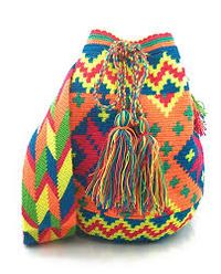 Handgehäkelte Wayuu-Tasche aus Kolumbien